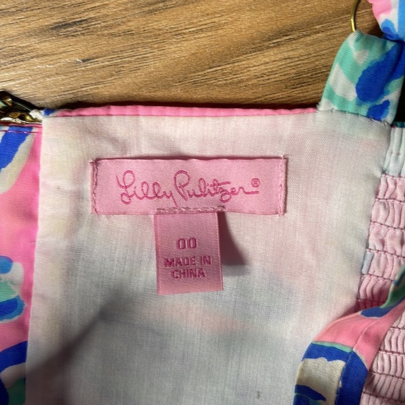 Lilly Pulitzer Ardleigh Sleeveless Sweetheart Neckline Mini Dress Size 00 READ!! - Picture 9 of 11